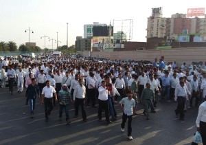 Crowd in Funeral