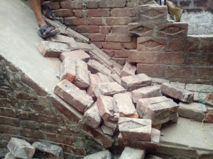 Roof Collapsed In Rudrpur