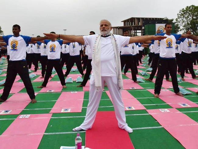 PM Narendra Modi Yoga