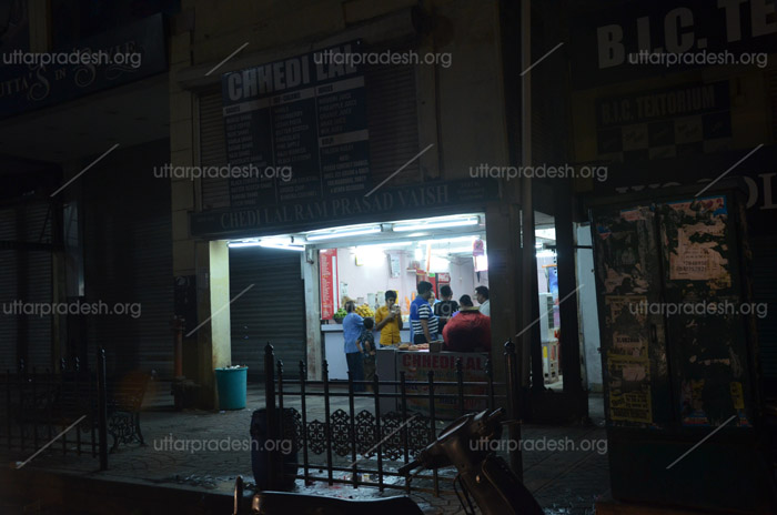 Hazratganj Market (Time 11:34 pm)