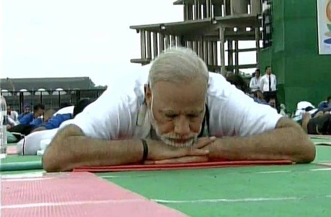 PM Narendra Modi Yoga