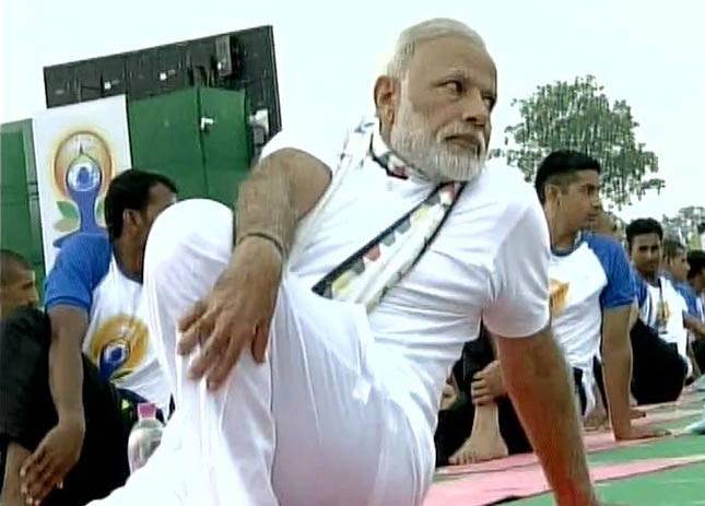 PM Narendra Modi Yoga