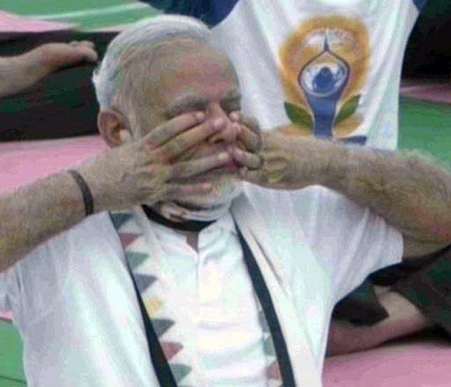 PM Narendra Modi Yoga