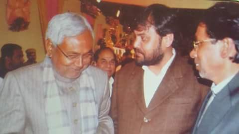 nitish with bachcha yadav