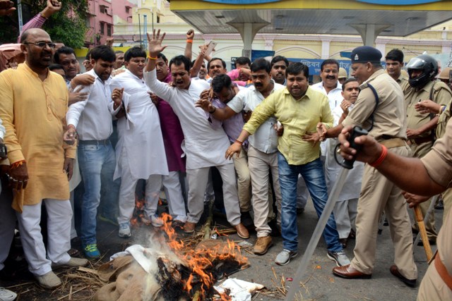 BJP protest