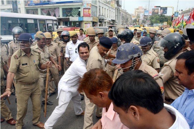 BJP protest