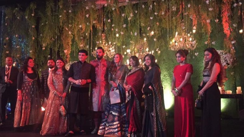 yuvraj-hazel reception pics