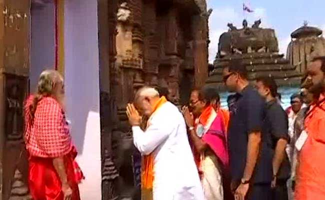 pm modi lingaraj temple