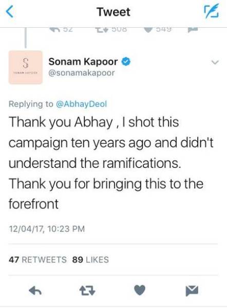 sonam-tweet