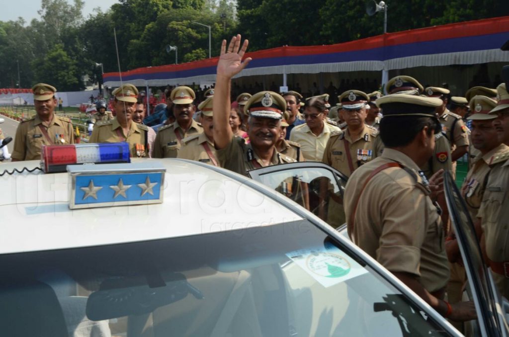 DGP Sulkhan Singh salute Ratik parade