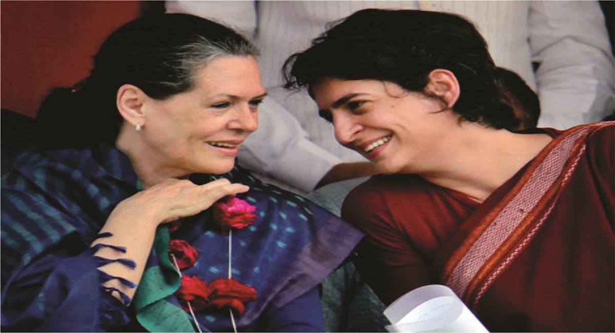 Sonia Gandhi in Allahabad