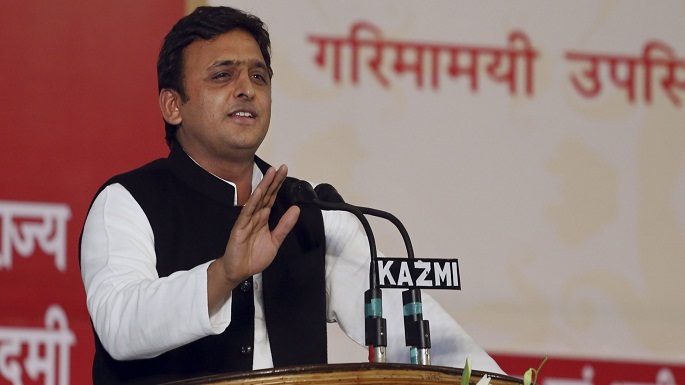 Uttar Pradesh state chief minister Akhilesh Yadav