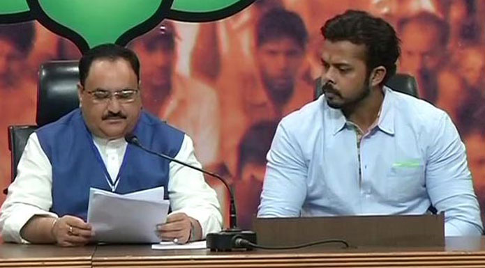 sreesanth in bjp