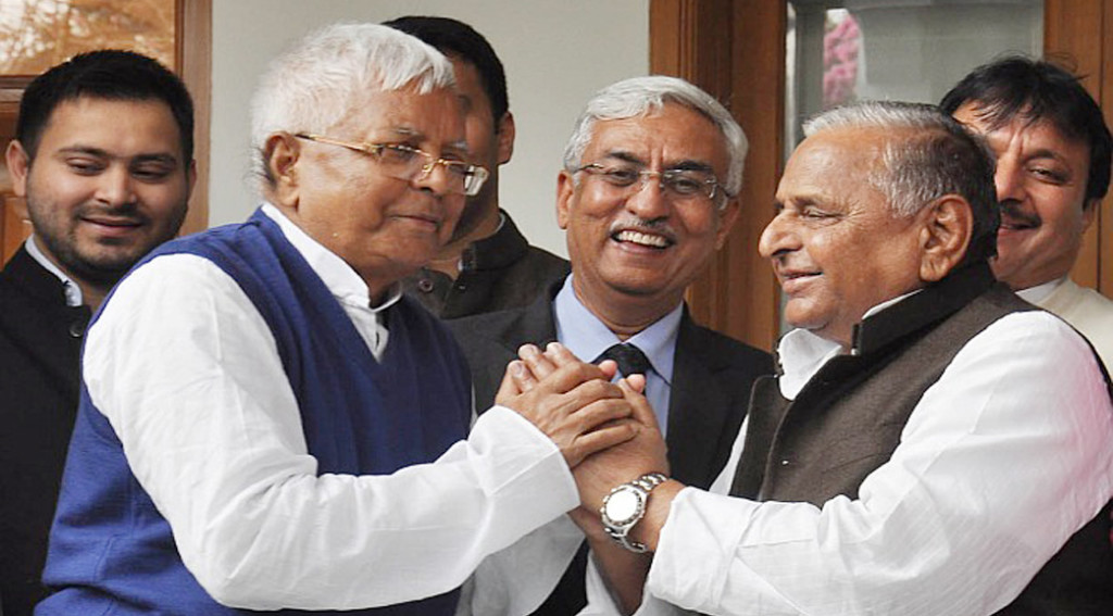 Lalu Yadav, Mulayam Singh Yadav