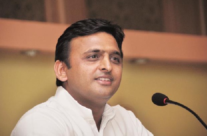 CM Akhilesh Yadav in Etawah