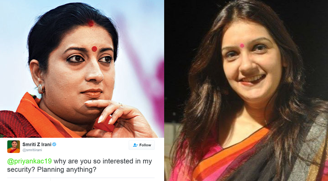 smriti irani, priyanka_twitter