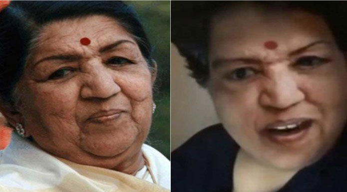 lata mangeshkar react to tanmay video