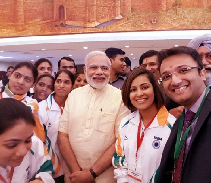 pm met Olympics-Bound Athletes