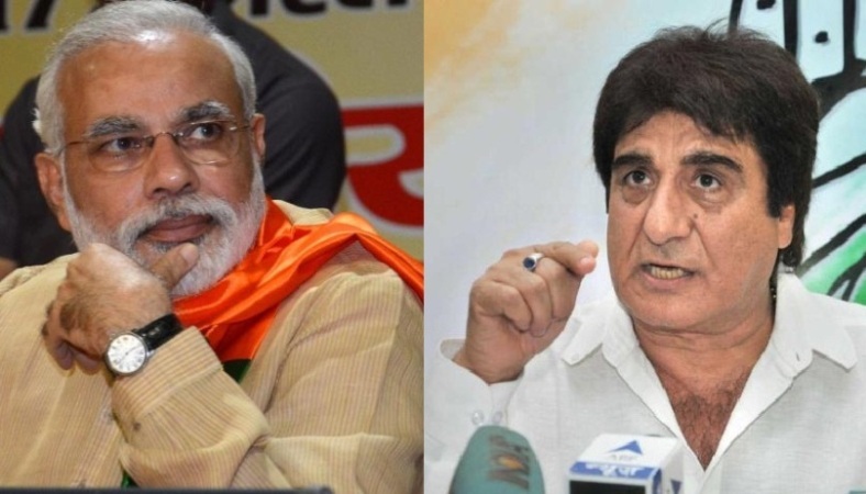 raj babbar and modi