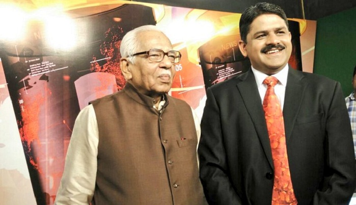 naik in ETV office