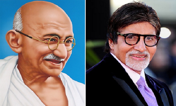 Mahatma-Gandhi-Amitabh-bachchan