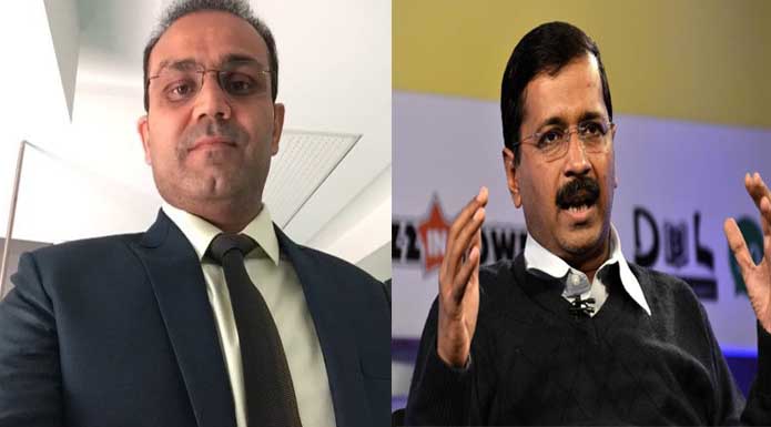 sehwag and kejriwal