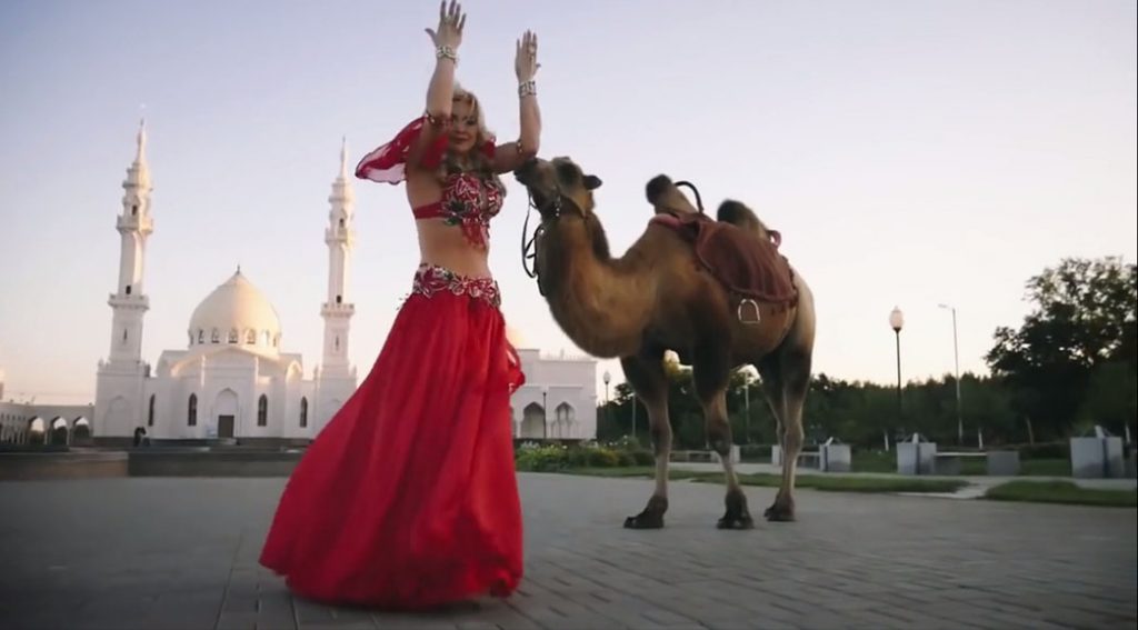 Dance in front of masjid