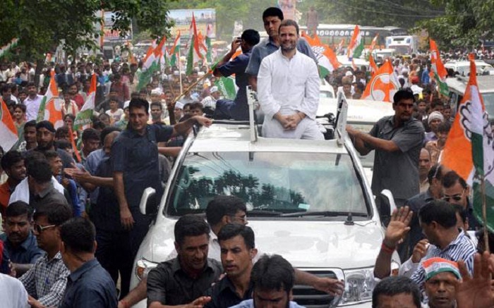 rahul gandhi kisan yatra