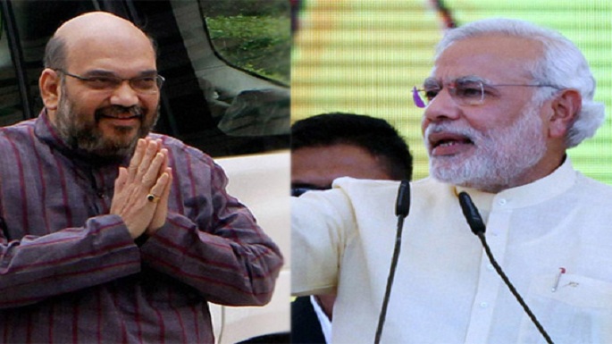 amit shah with narendra modi