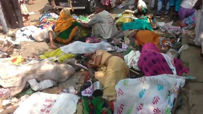 varanasi stampede