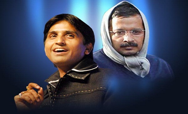 kumar-vishvas-and-arvind-kejriwal