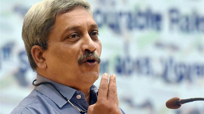 Defence Minister Manohar Parrikar