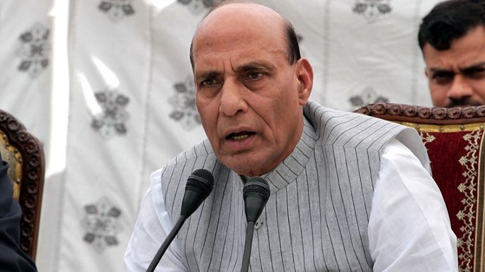 Rajnath Singh is on LOC