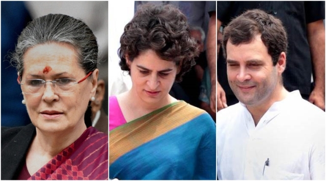 sonia priyanka and rahul