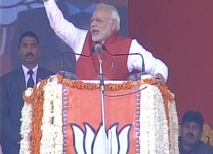 Narendra Modi addressed Parivartan Rally