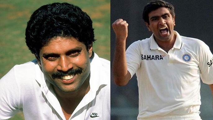 Ashwin equals Kapil