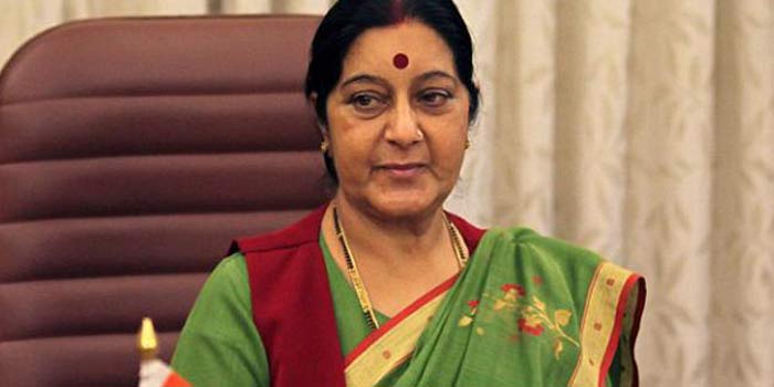 sushma swaraj helping