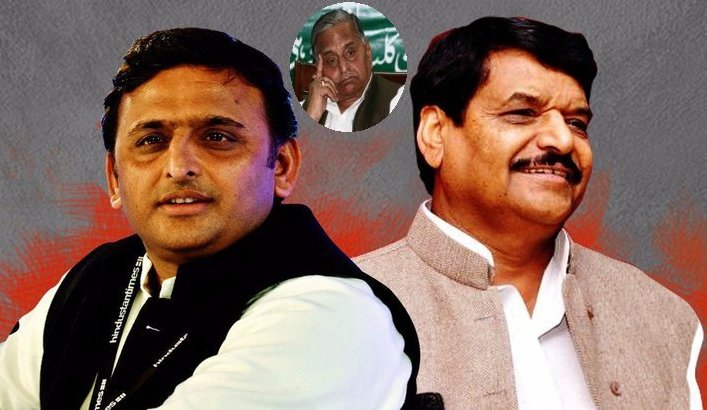 samajwadi party clash