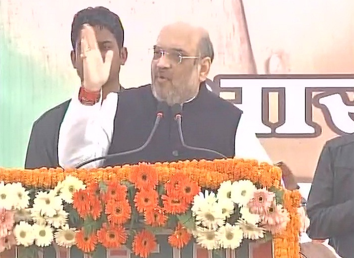 amit shah shahjahanpur rally