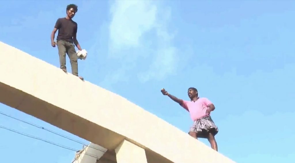 railway bridge suicide