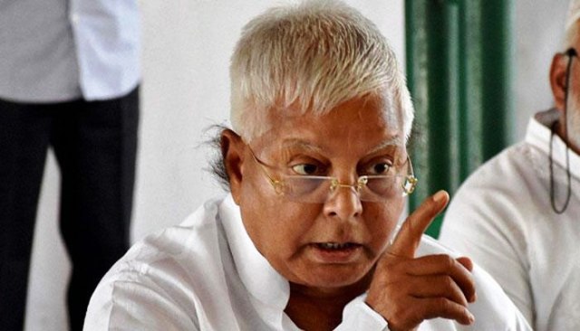 rjd chief lalu prasad yadav slammed bjp