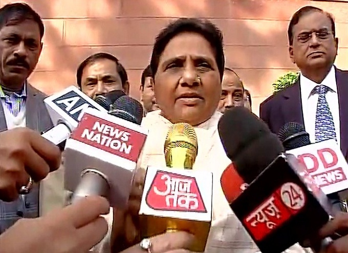 mayawati attacks bjp