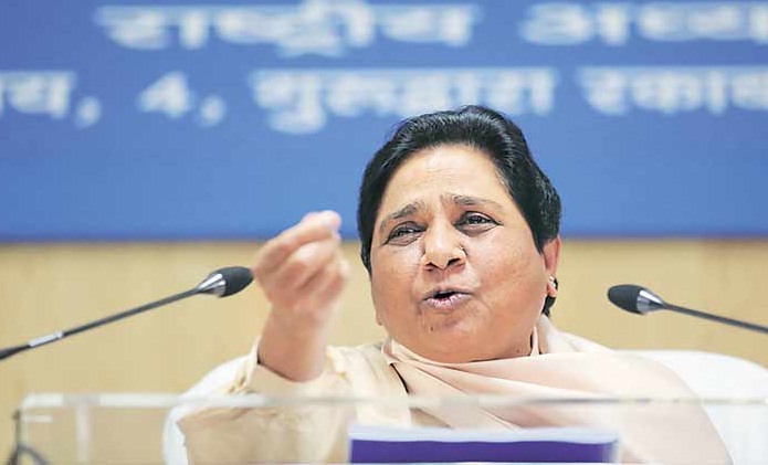 mayawati targeted bjp