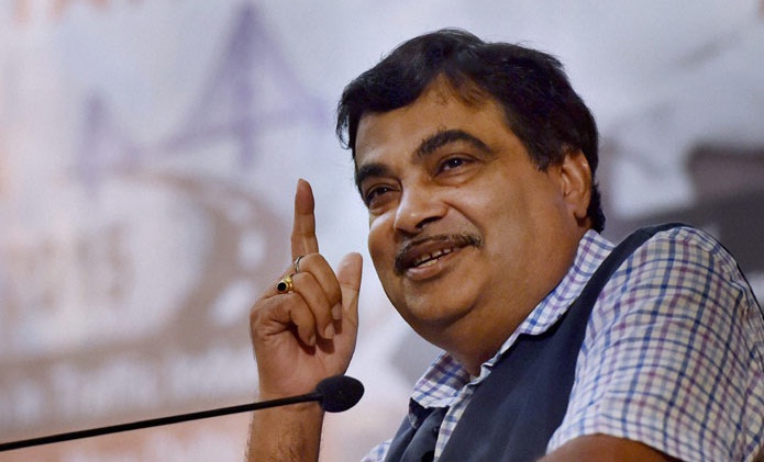 nitin gadkari reached faizabad