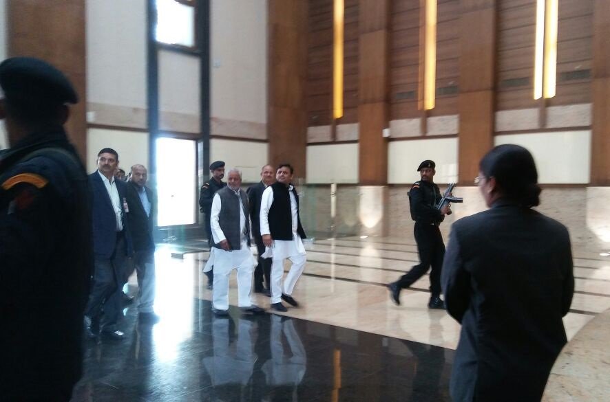 cm arrived lok bhawan