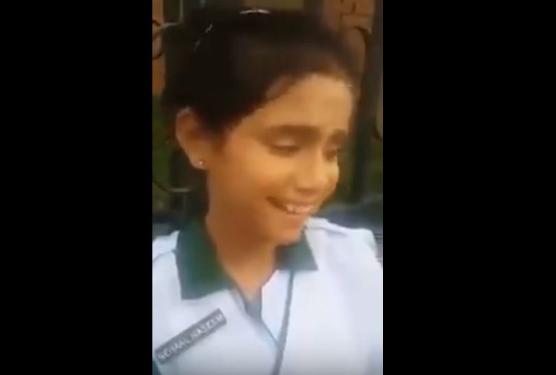 School Girl Singing Video