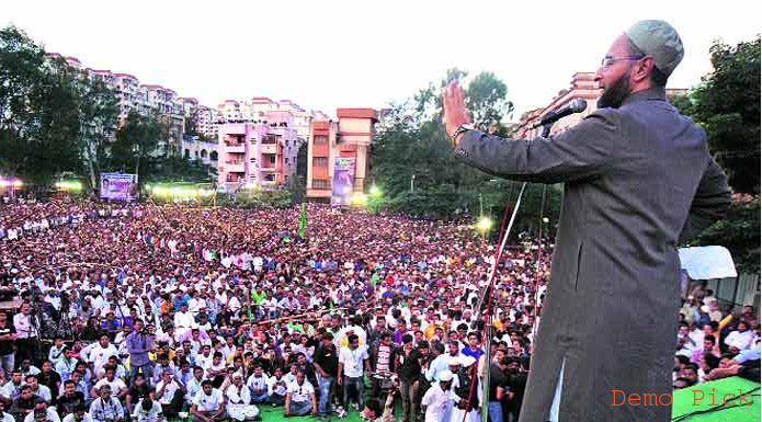 asaduddin owaisi rally