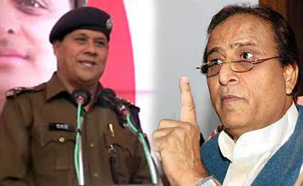 azam khan got angry sp rampur