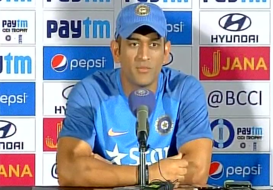 Dhoni said