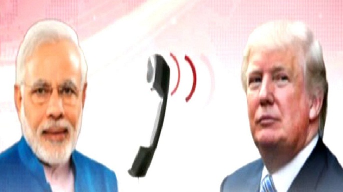 donald trump pm modi phone call